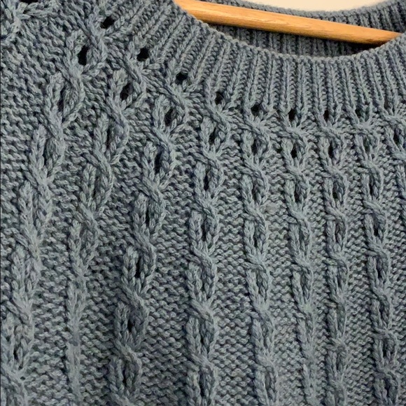 Guinevere Anthropologie Pale Blue Knit Sweater - Picture 2 of 6